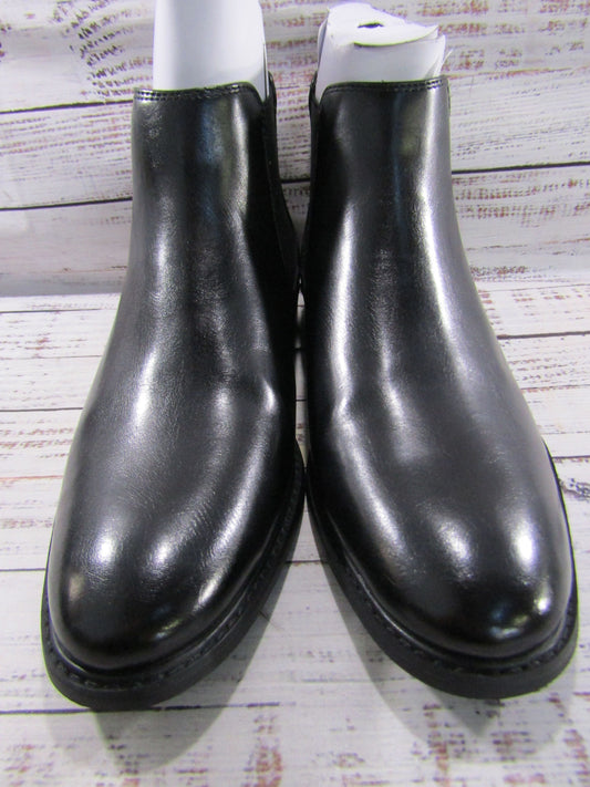 Mix No. 6 Aleder Men's Black Faux Leather Chelsea Boots Size 8.5