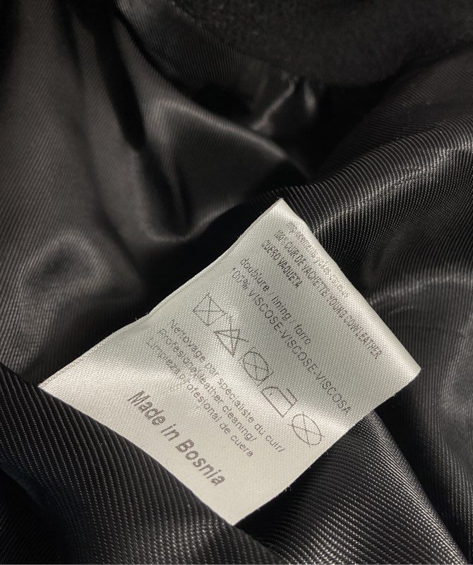 Sandro Women's Wool Blend Black Coat Size 40