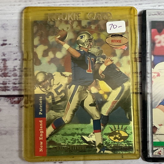 5 DREW BLEDSOE Draft, Rookie Football Cards-Fleer, Topps, Upper Deck, Skybox