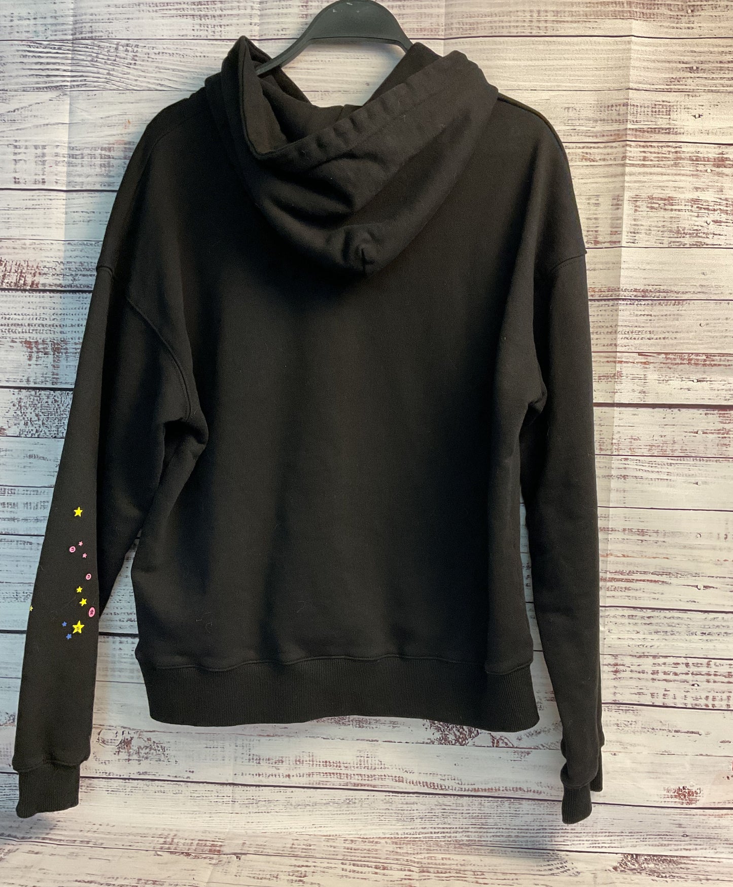 Unisex Sp5der Black Hoodie Size M