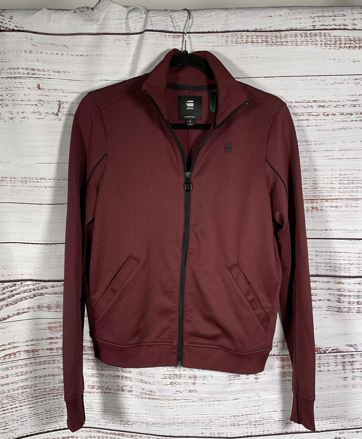 G-STAR RAW Port Red Lanc Slim Fit Zip - Up Track Top Women's - Size Medium