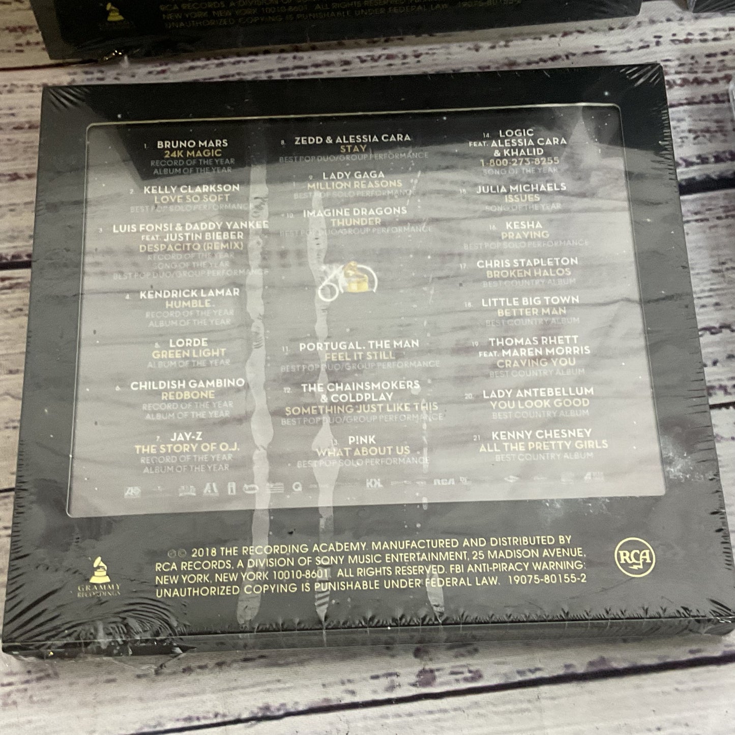 NEW SEALED 2008 & 2018 Grammy Nominees CD's