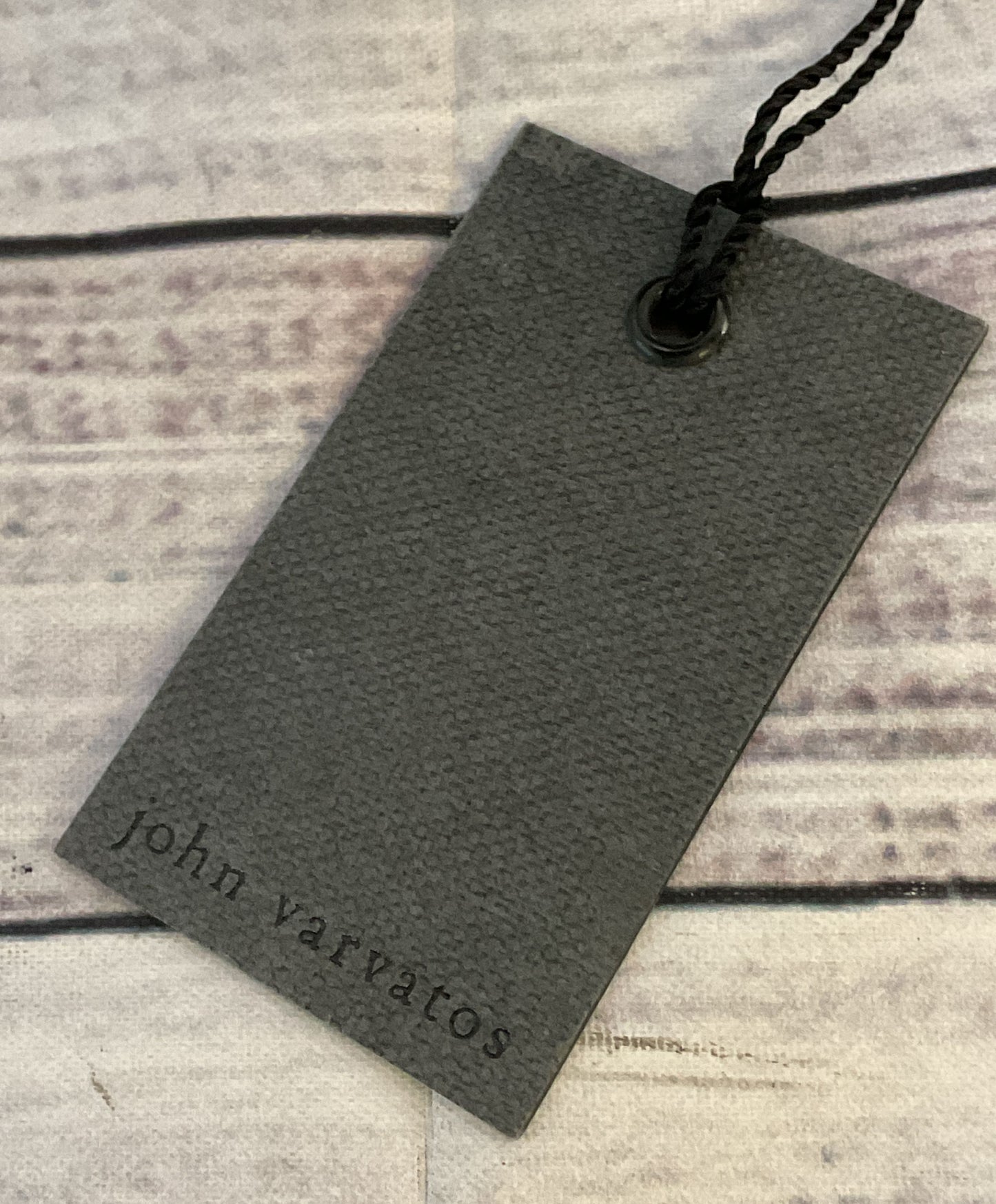 John Varvatos Spotted Pattern Tie Navy Blue