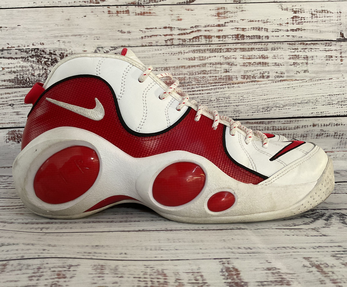 Nike Air Zoom Flight 95 True Red Men's Basketball Sneakers Size 9 DX1165-100