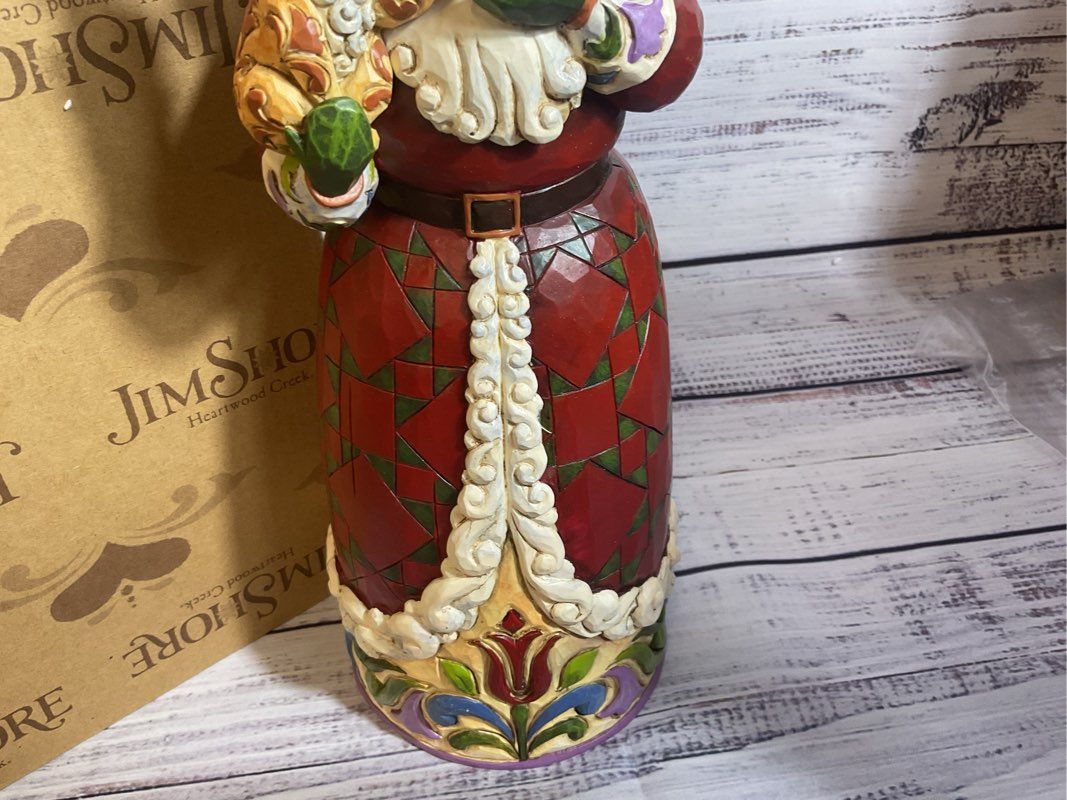 VTG. JIM SHORE "Purrfect Noel" Christmas Decor Figurine