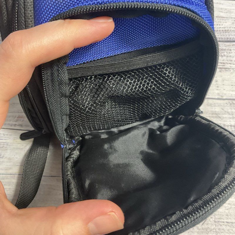 Nintendo Gameboy Advance SP Blue Mini Backpack Carrying Case