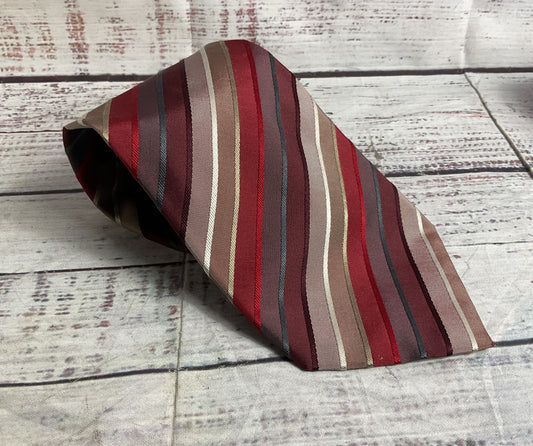 Geoffrey Beene Striped Set of 2 Ties Multicolor OS
