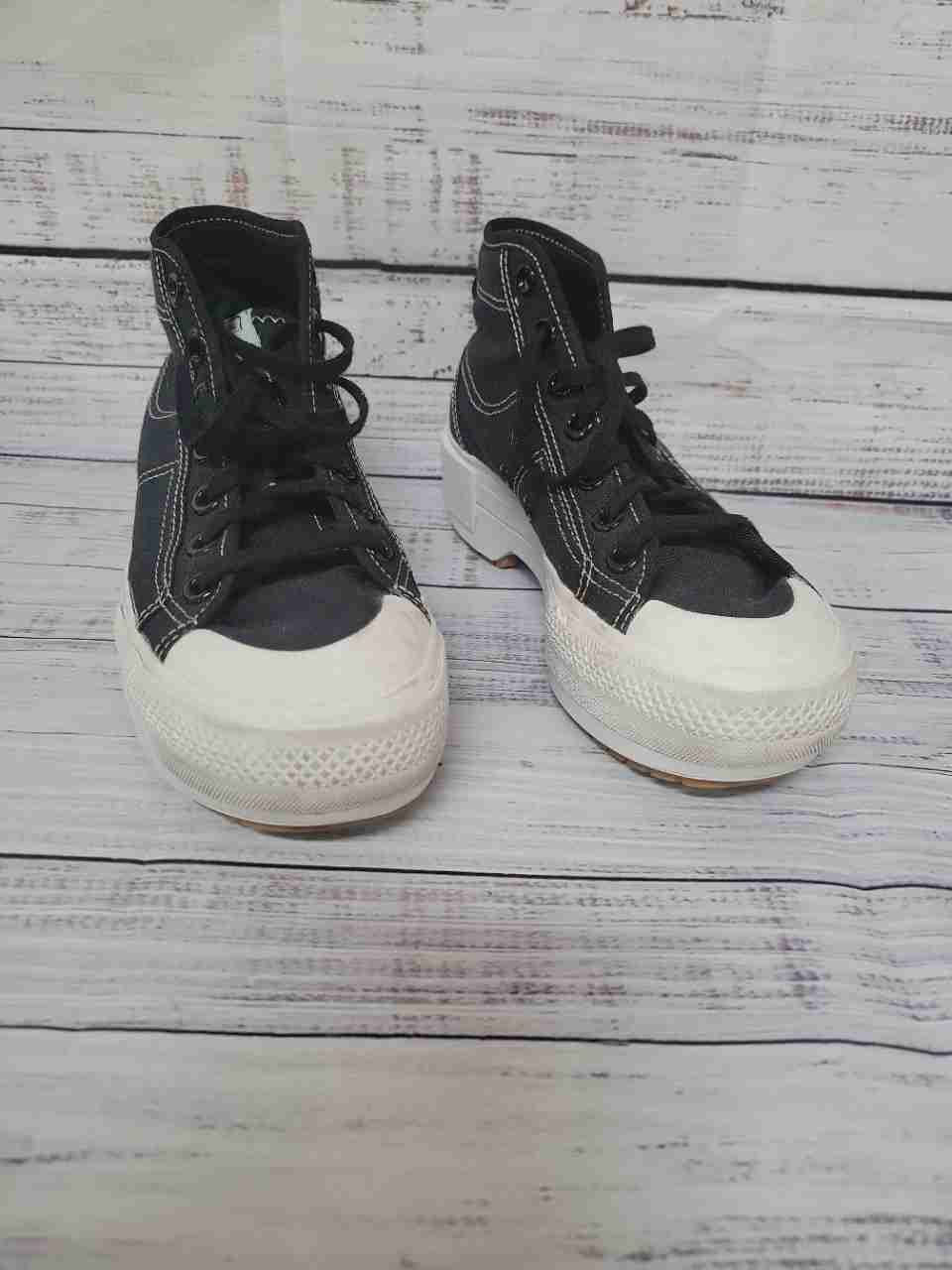 Women's Adidas Nizza Platform Black Sneaker Women Size 5
