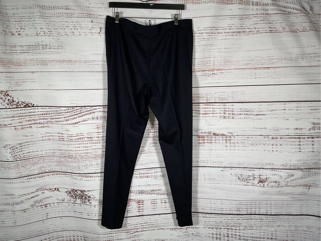 JIL SANDER Women's Navy Blue Wool Lightweight Dress Pants- SZ 44