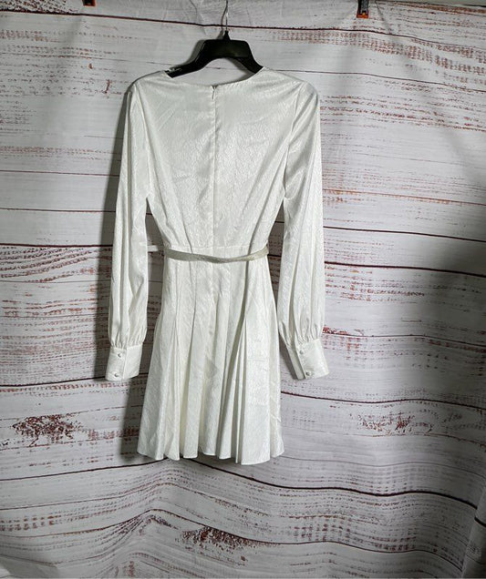 NWT One33 Social White Belted Dress Size 2 Retail $355