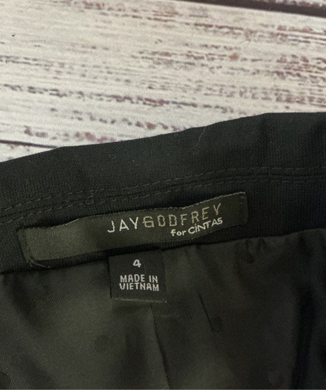 Women's Jay Godfrey for Cintas Black Jacket Size 4