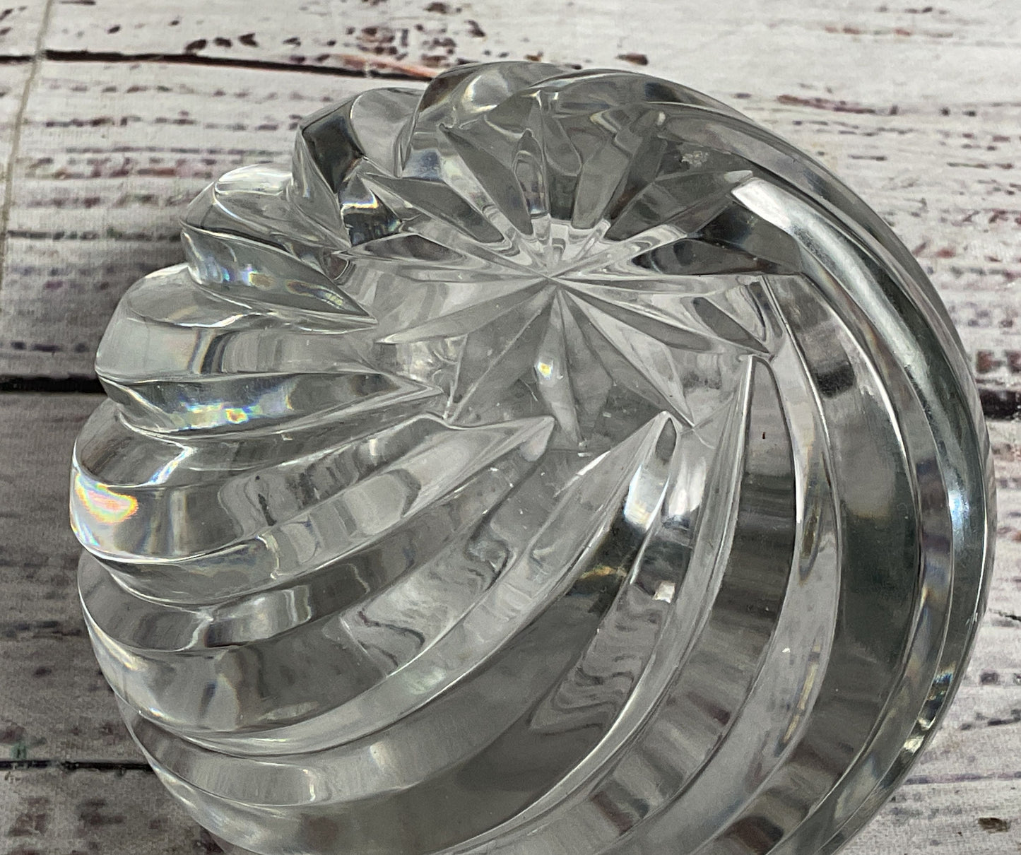 Gorham Vintage Crystal Votive Set of 2 Candle Holders Clear