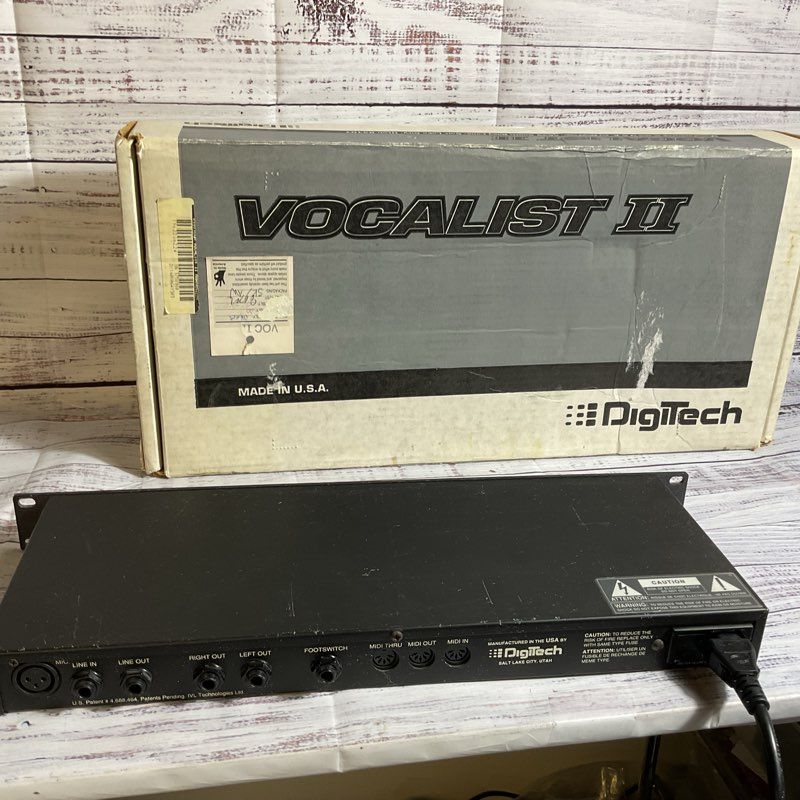 DIGITECH DIGITECH Vocalist II Harmony Processor with FS300 Footswitch- AS-IS