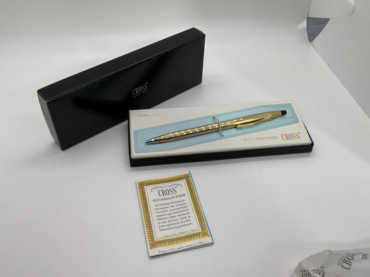 VTG. CROSS 1/20 12k Gold Filled Blue Ink Mechanical Pen