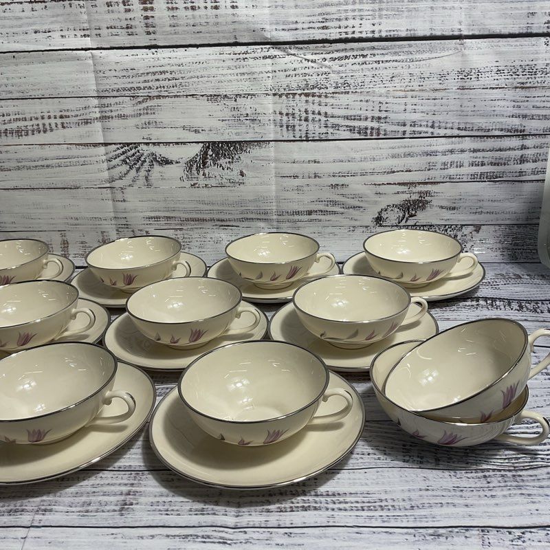 Franciscan Fine China Carmel Pattern 25 Pc. Cup & Saucer Set