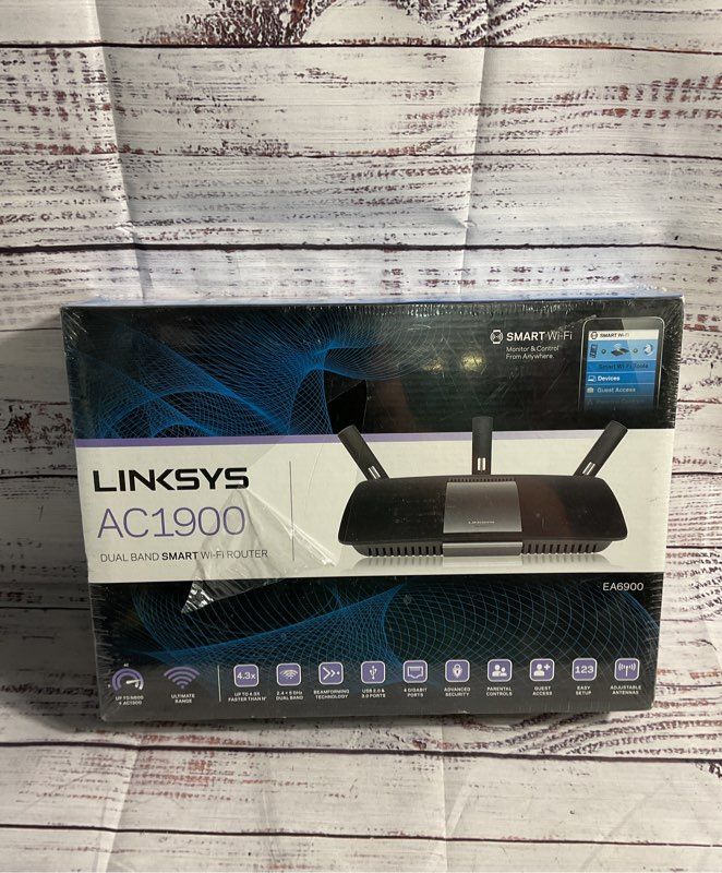 NEW Linksys EA6900 AC1900 Dual Band Wireless Smart Wi-Fi Router