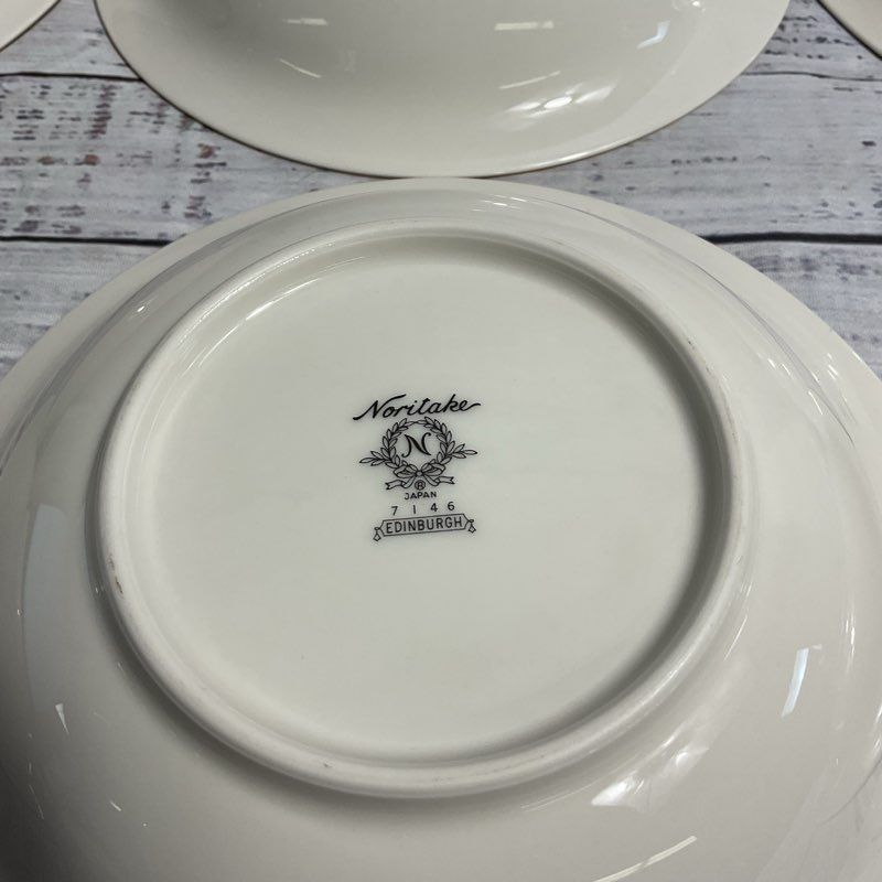 Set Of 6 VTG. 1972 Edinburgh Noritake 7146 Japanese Porcelain 7" Cereal Bowls