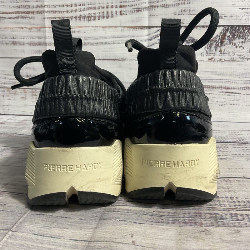 Pierre Hardy Trek Comet Black & White Sneakers Women's 8.5 US/38 EU