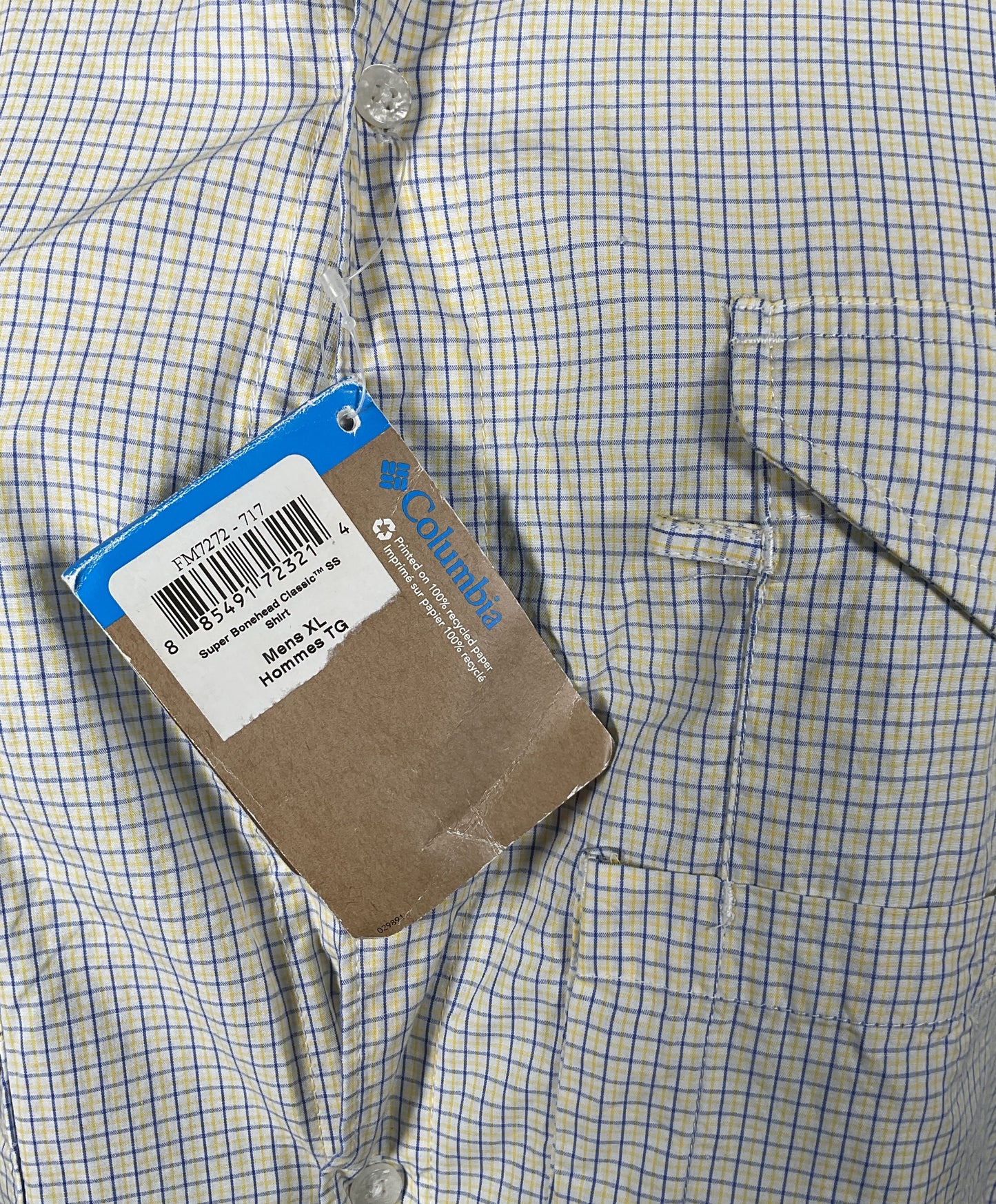 Columbia PFG Bonehead Omni-Shade Vented Fishing Shirt Cream XL