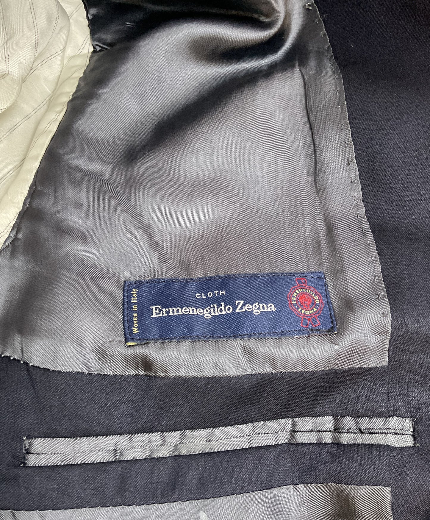 Ermenegildo Zenga Navy Blue Sports Coat - Size 42 Regular