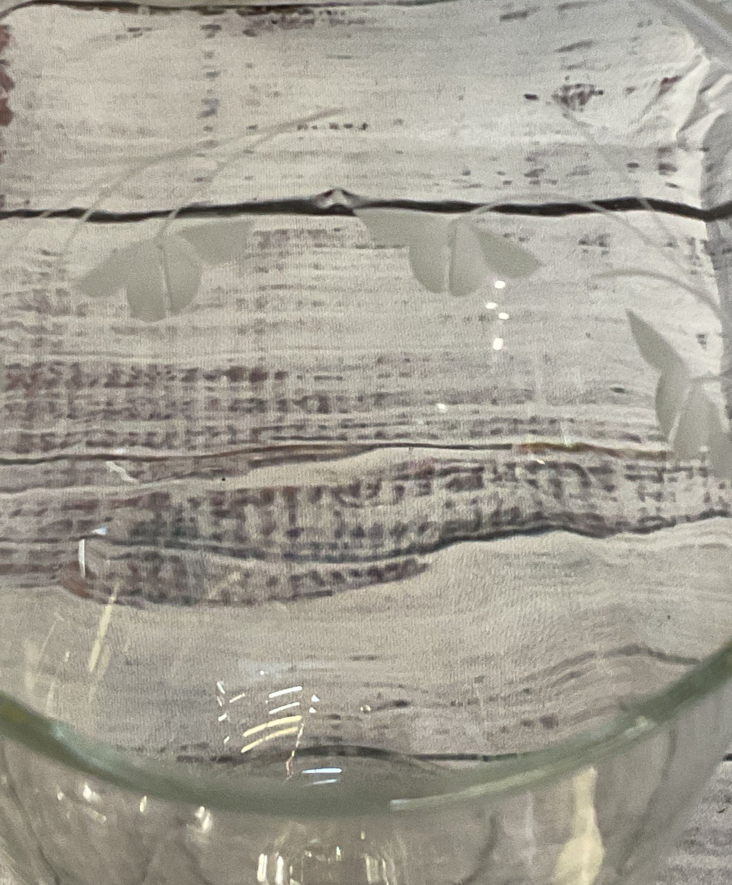 Libby Vintage Glass Goblets Set Of 5