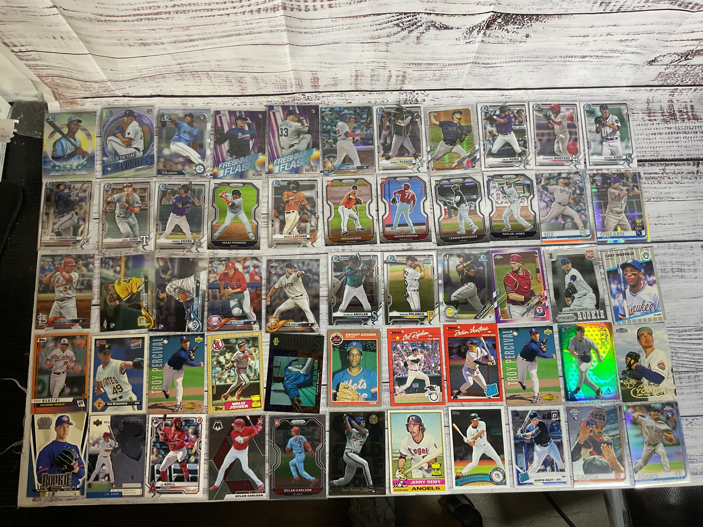 750+ MIXED LOT of Rookie Draft Bowman Chrome Heritage, Prospect Baseball Cards