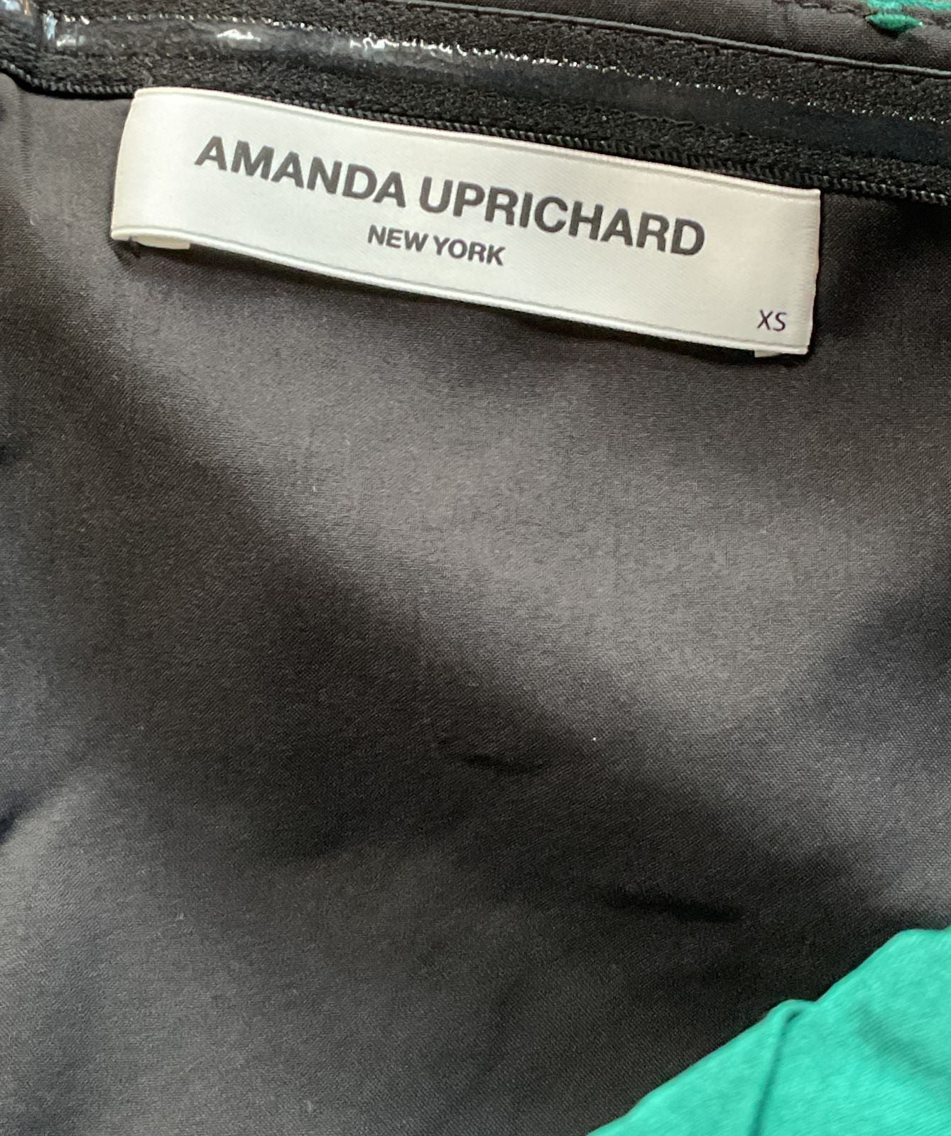 Amanda Uprichard Arely Mini Dress Dark Green XS