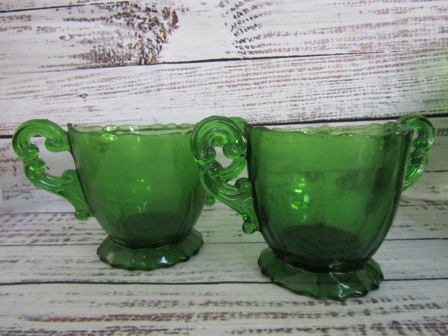 Cambridge 3400 Dark Emerald Green Cup & Saucer Set of 27