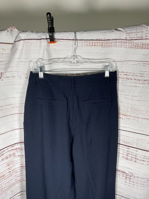 NEW Commense Women's Blue Wide-Leg Trouser Pants Size L