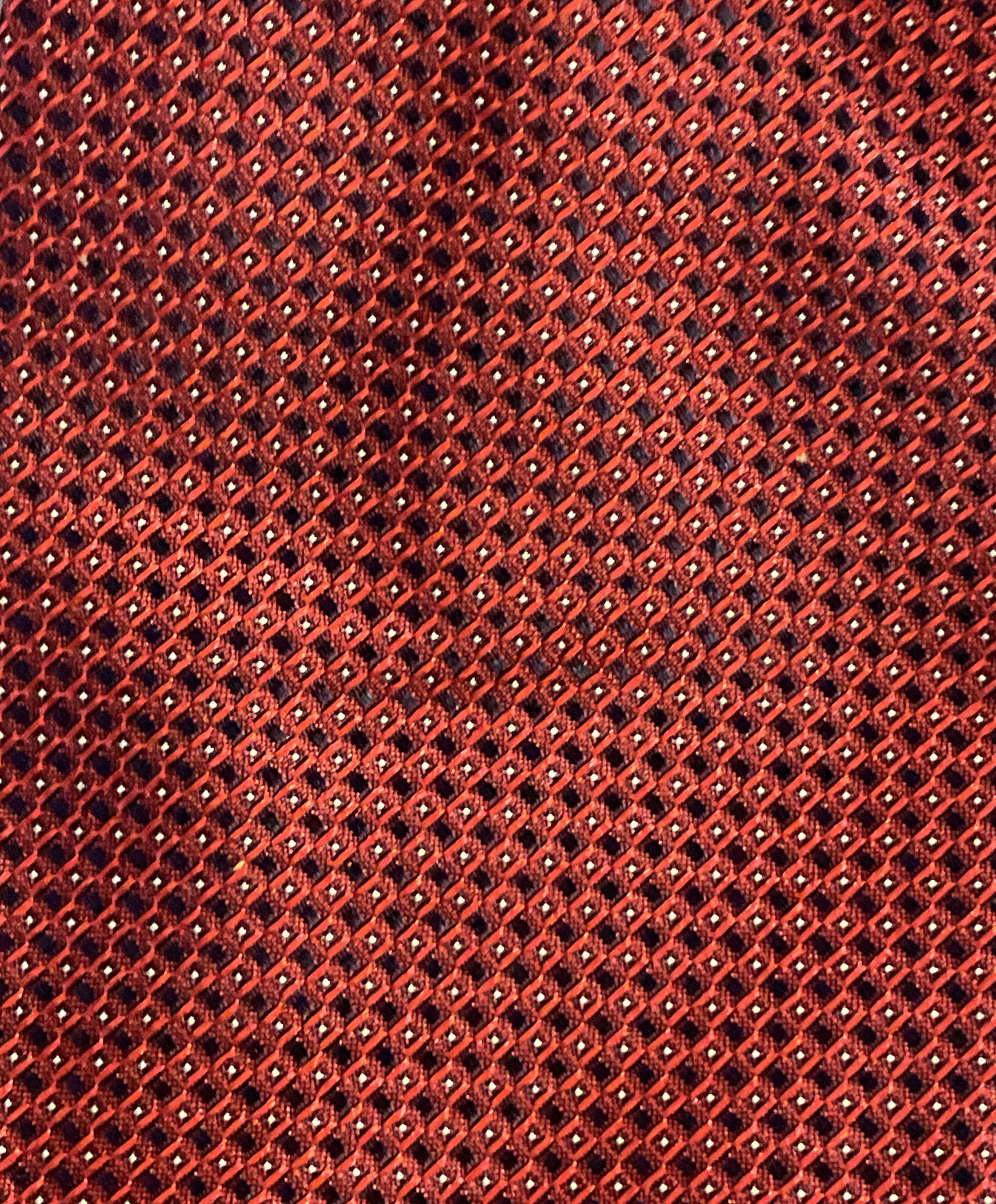 Boss Hugo Boss Square Pattern Tie Red