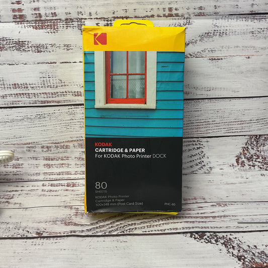 Kodak Instant Dock Photo Printer PD460 4" x 6" Bluetooth + Cartridge and Paper