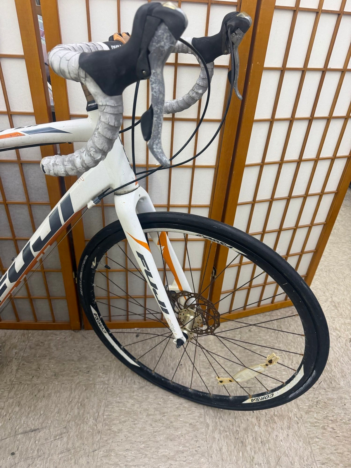 Fuji White Steel Bike Pick Up Only