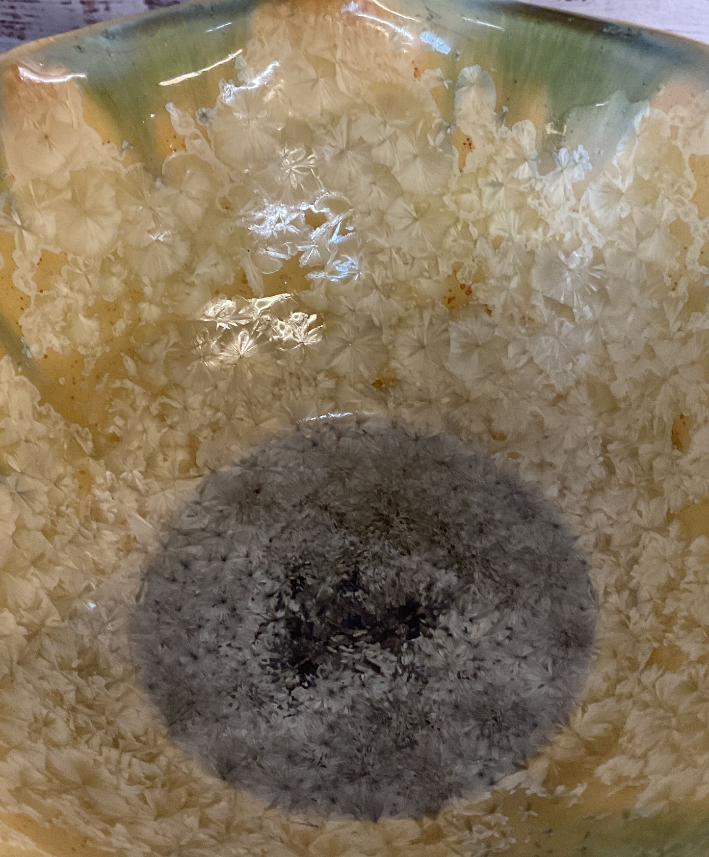Edgecomb Ceramic Glazed Crystalline Bowl Multicolor