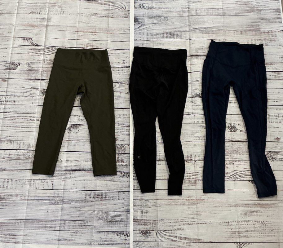 Women's Lululemon Lot of 8 Leggings, Sports Bras, Skirt and Top Size 6