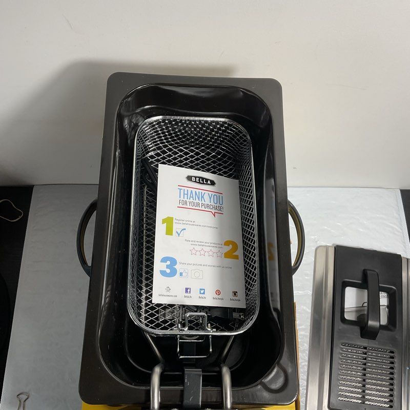 NOB Bella Large 3.5L Countertop Deep Fryer