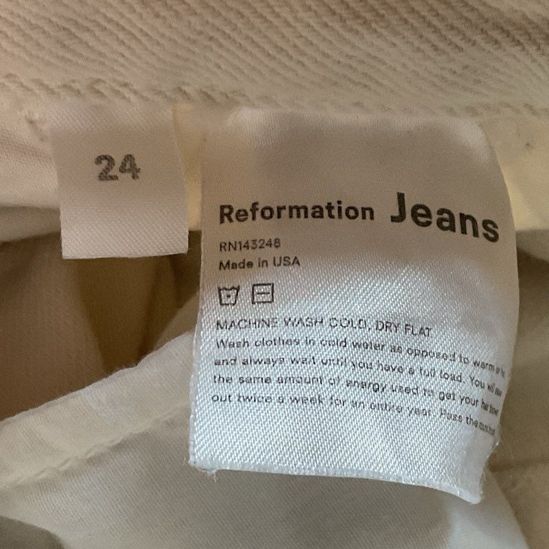 REFORMATION JEANS Women's High Waist Cargo Pants- SZ 24