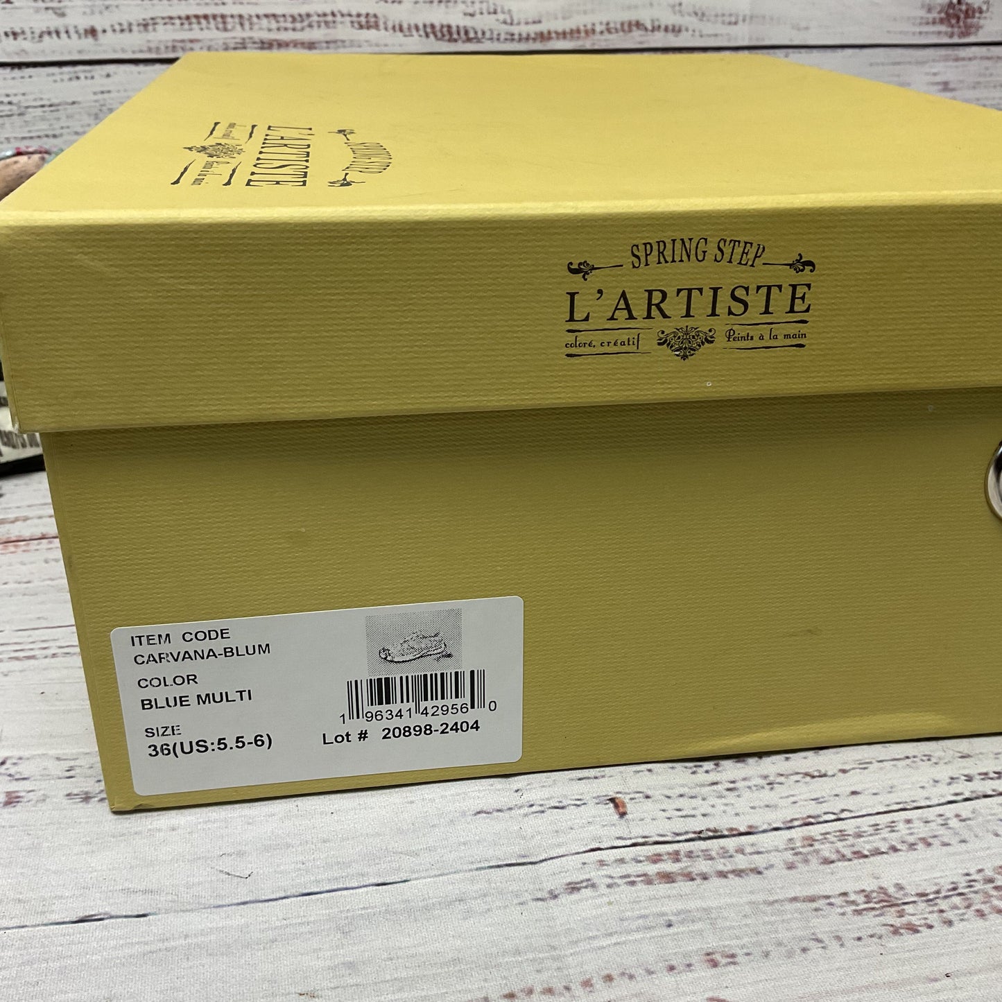 L'Artiste Carvana Multicolor Sneaker Shoe Women Size 5.5-6