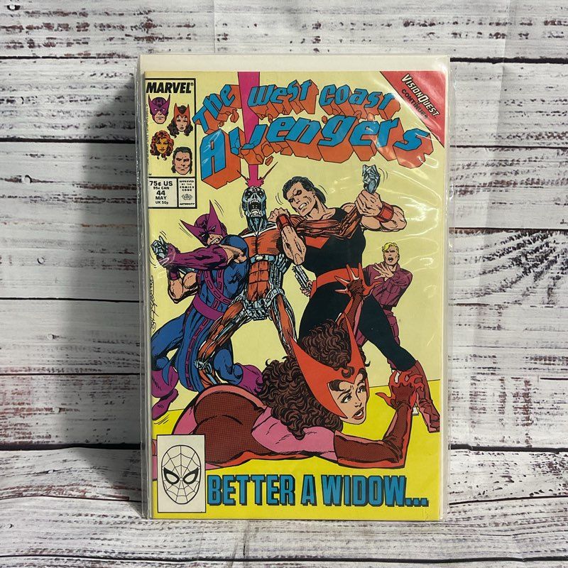 Lot Of 12 Vintage West Coast Avengers Marvel Superhero Comics 1984-89