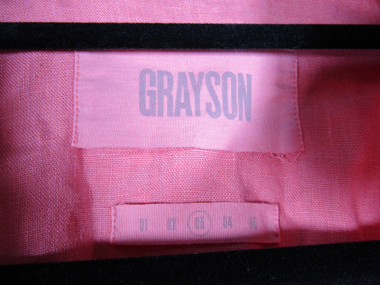 Grayson The Artist Women's Pink Linen Mini Dress Size 3