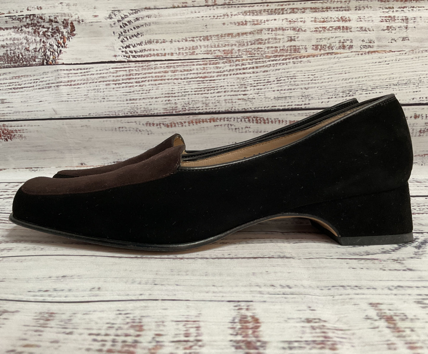Salvatore Ferragamo Women's Brown Suede Pump Heels Size 5 Made in Italy