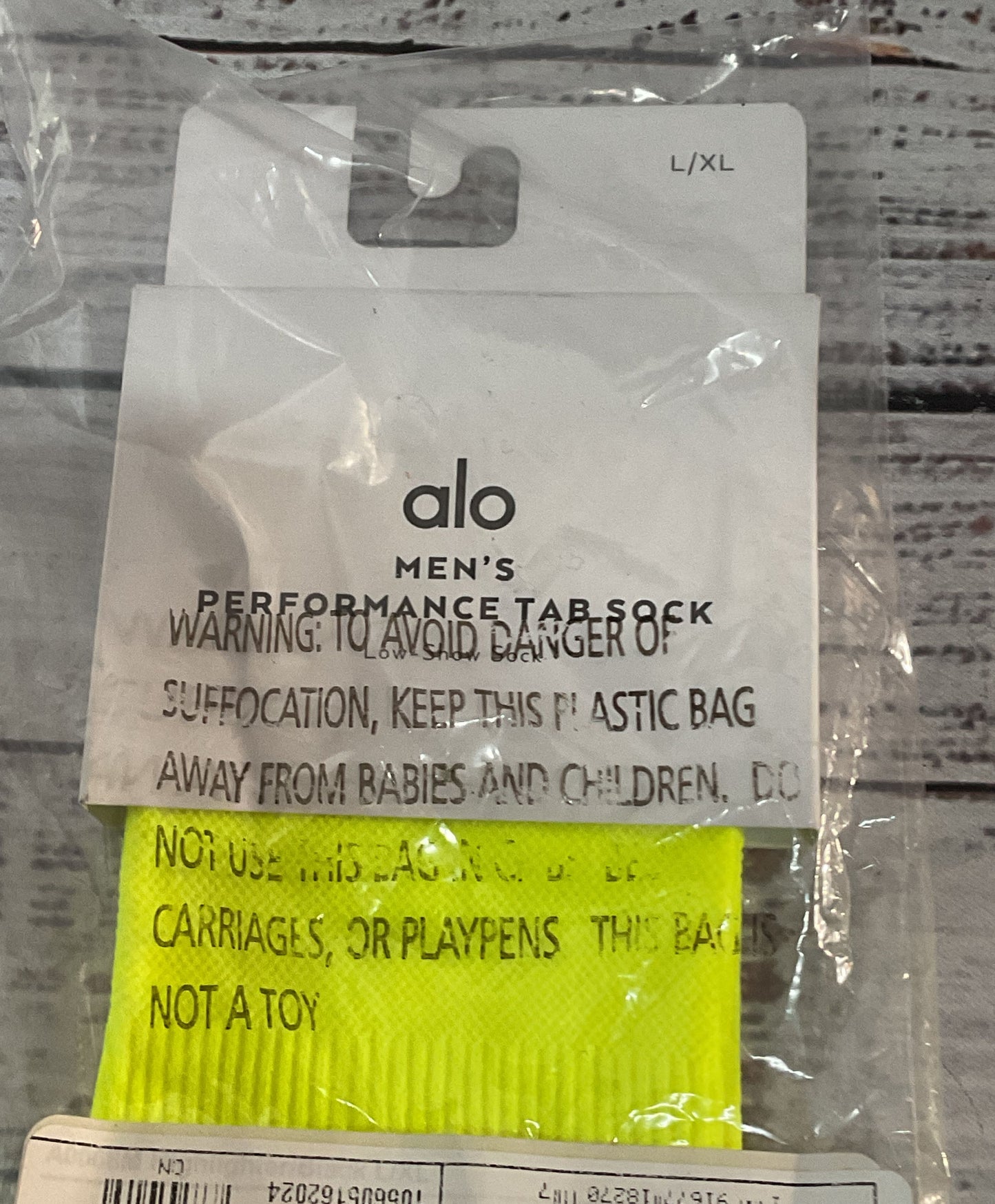 ALO Performance Tab Socks Highlighter L/XL
