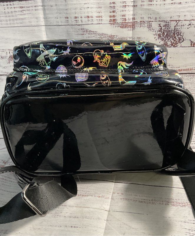 Disney Parks Loungefly Holographic Nightmare Before Christmas Mini Backpack