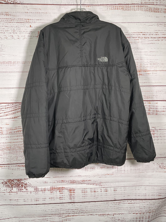 North Face Black Zip Up Jacket - Size XL
