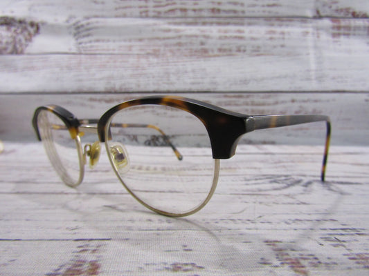 Muse Women's Brown Tortoise Round Eyeglasses Frame