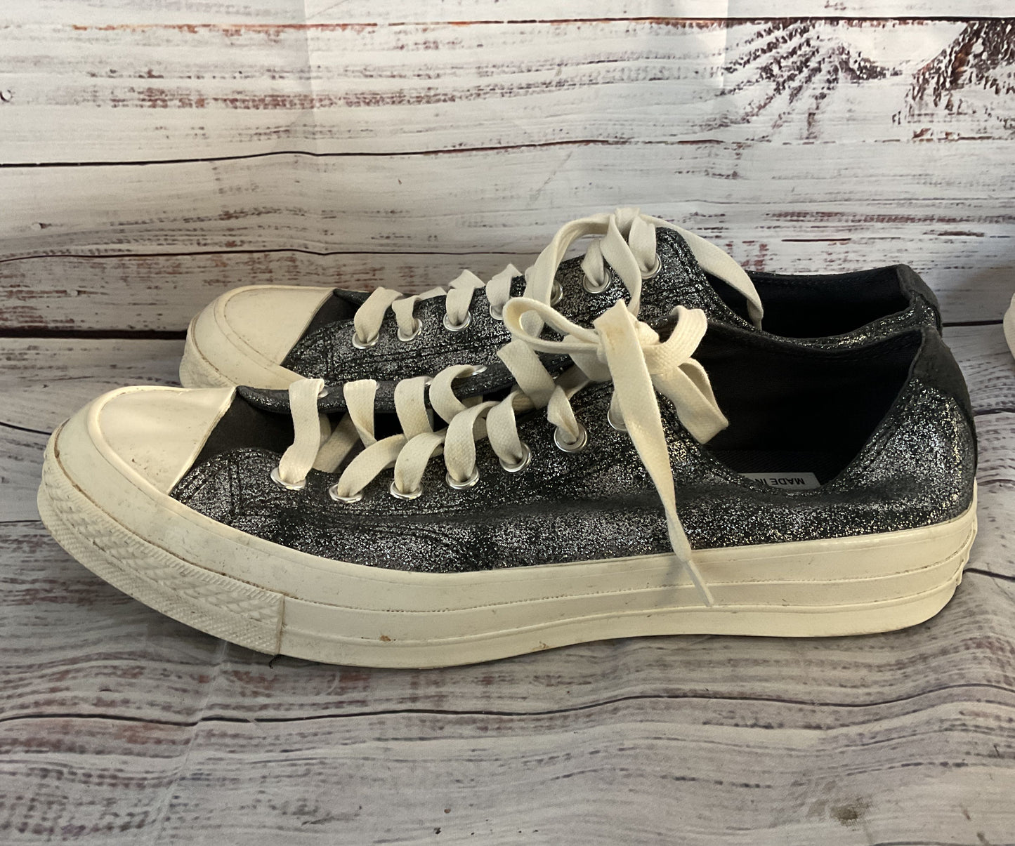 Converse Chuck 70 Ox Sneakers Shimmer Dark Gray 9.5