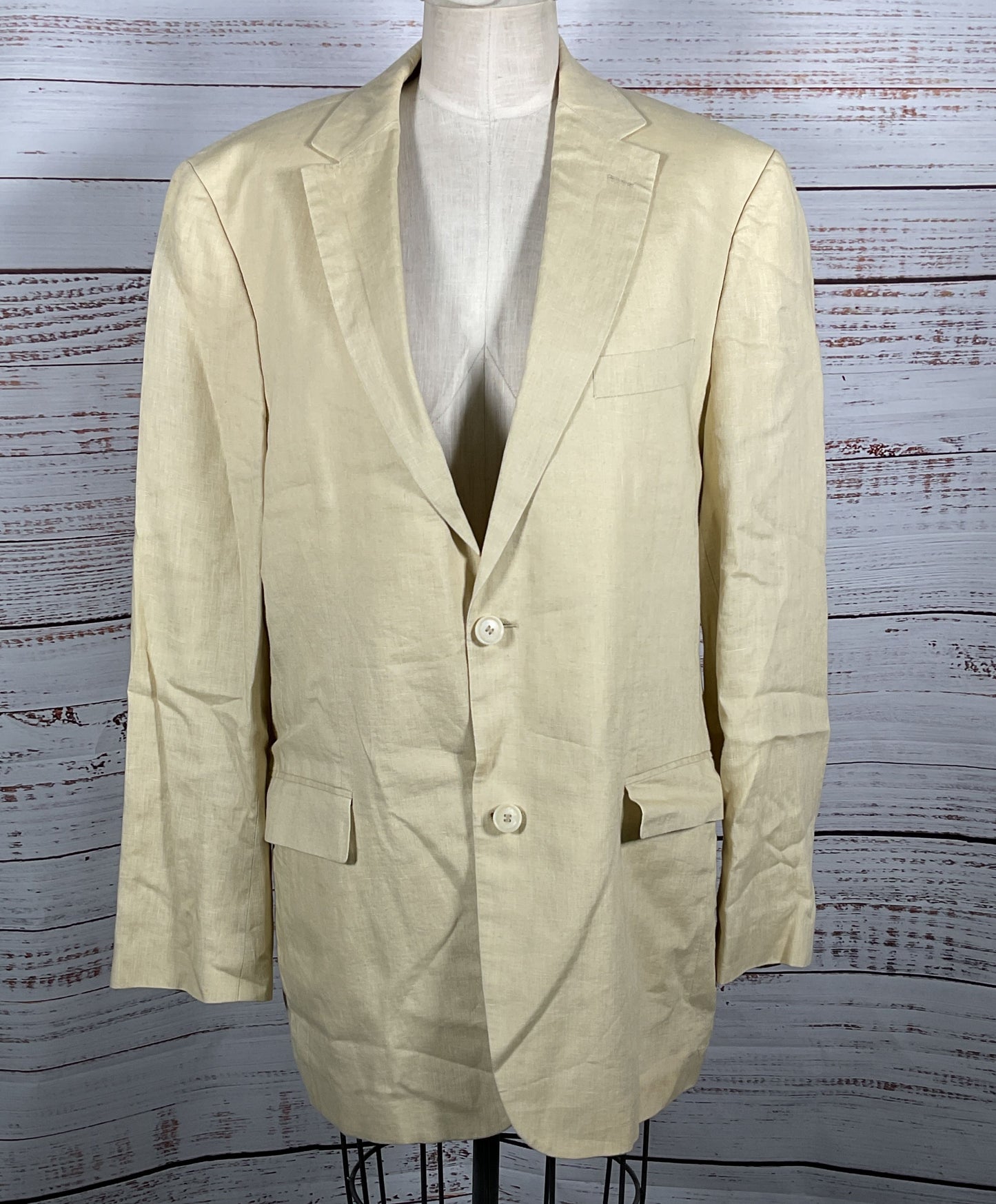 Boss Hugo Boss Pure Linen Blazer Beige 48