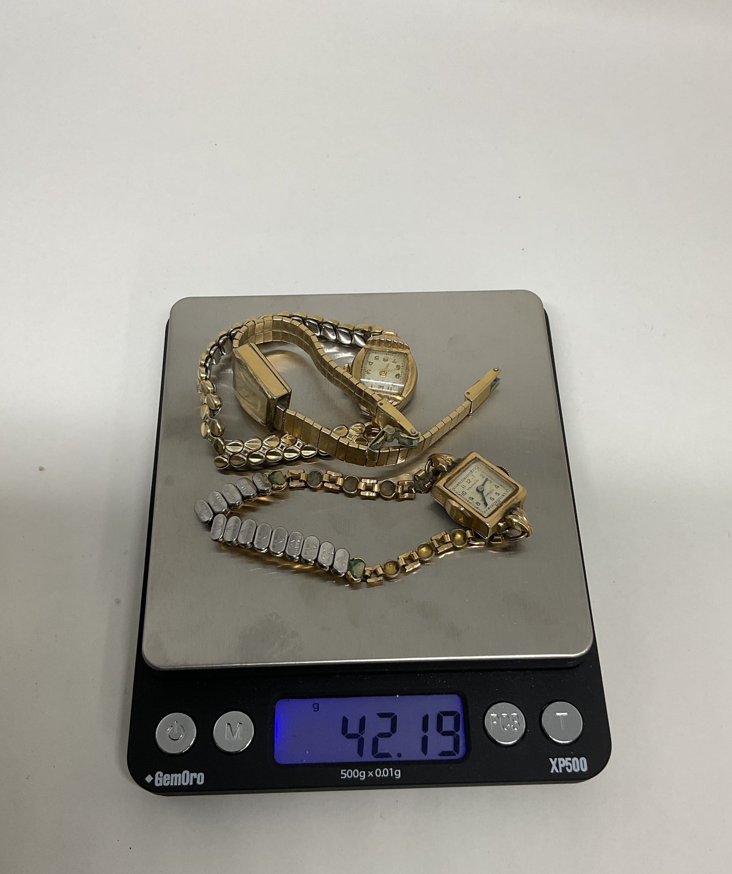 Lot 3 Vintage Watch BENRUS Wakmann Roymart Gold Plated