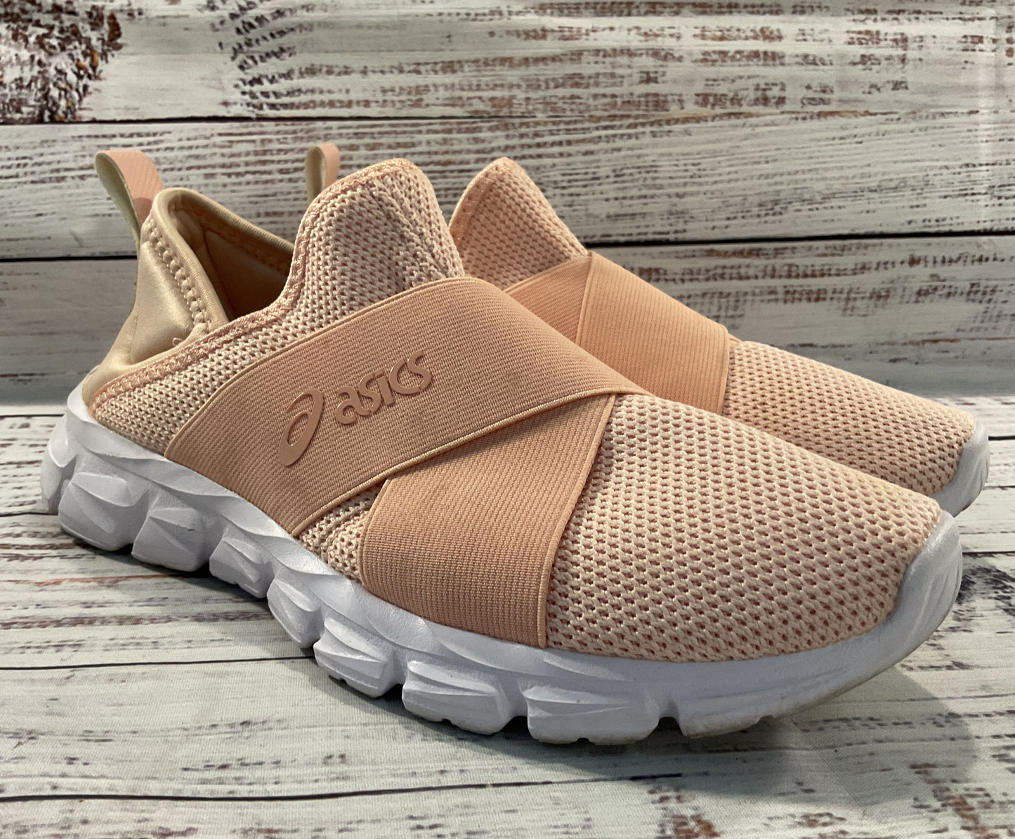 Asics Quantum Lyte Women's Breeze Peach Slip-On Shoes Size 7