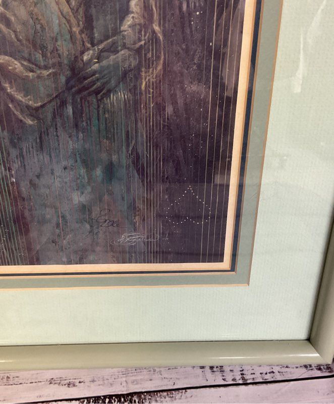 Limited Edition 160/300 Print by Unknown Artist Signed. Framed