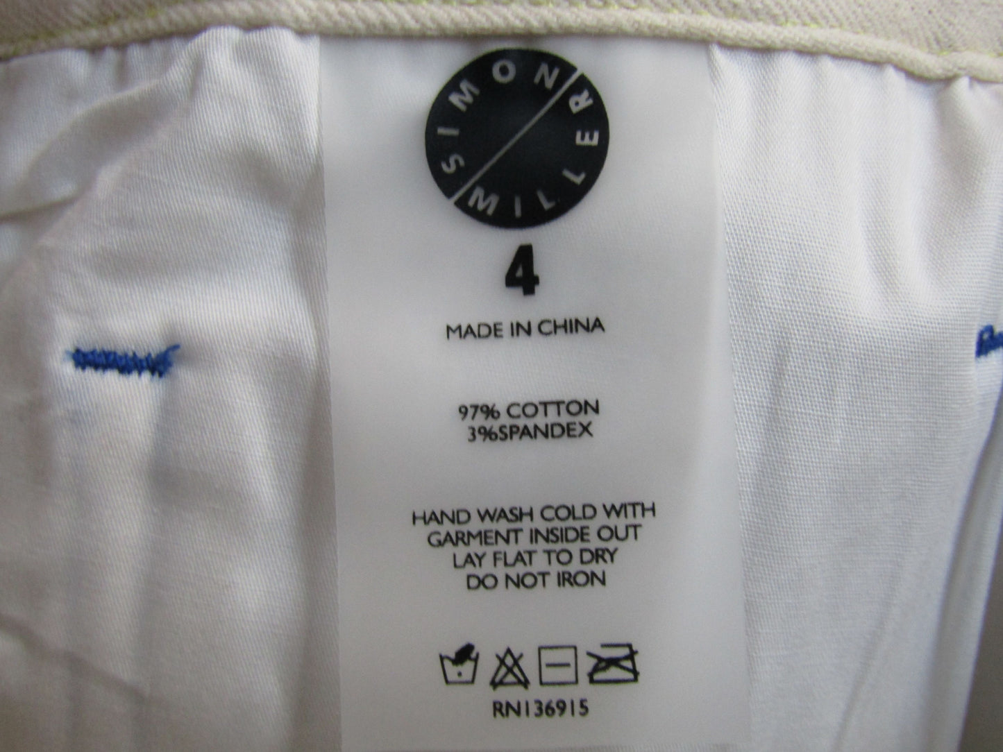 Simon Miller Simi Women's Colorblock Denim Skirt Size 4